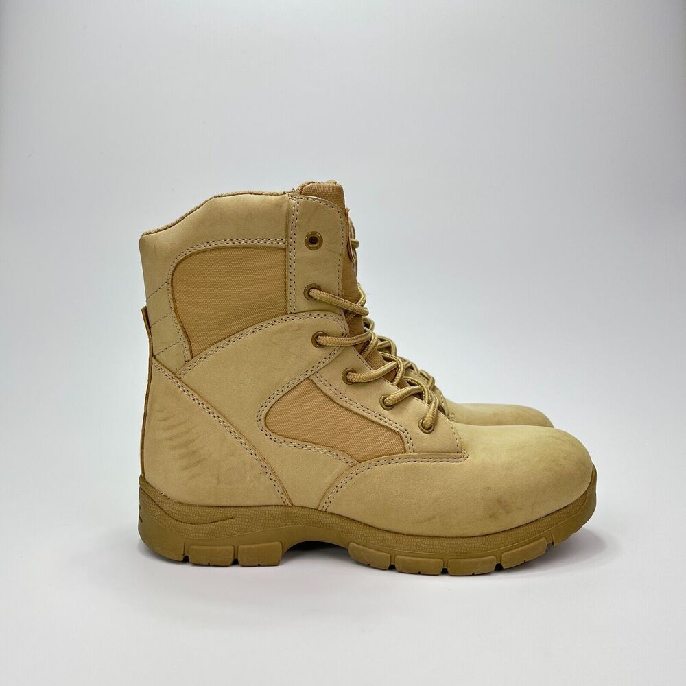 Caftsman Ashton Waterproof Brown Beige Steel Toe Work Boots Women's Size 6